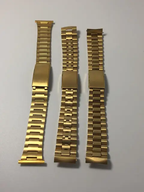 Armis con baño de oro de 24 mm y 18 mm