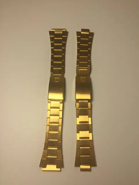 Armis Tissot con baño de oro de 18 mm y 10 mm