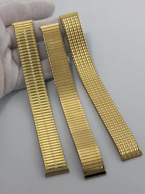 Correa extensible vintage con baño de oro