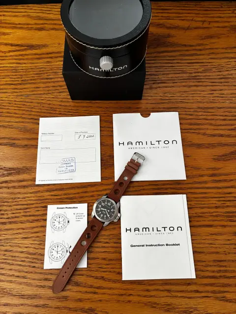 Hamilton automático vintage full set · foto 3