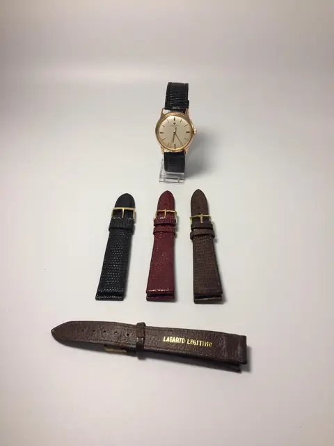 Correa de piel de lagarto para reloj vintage