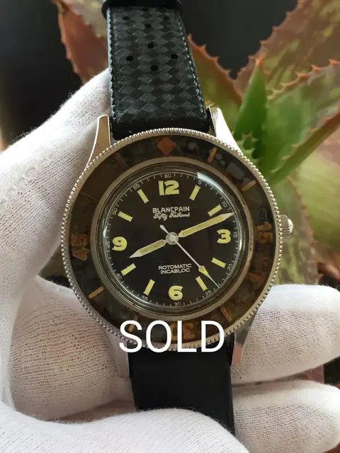 Blancpain Fifty Fathoms vintage 1953 bisel de baquelita