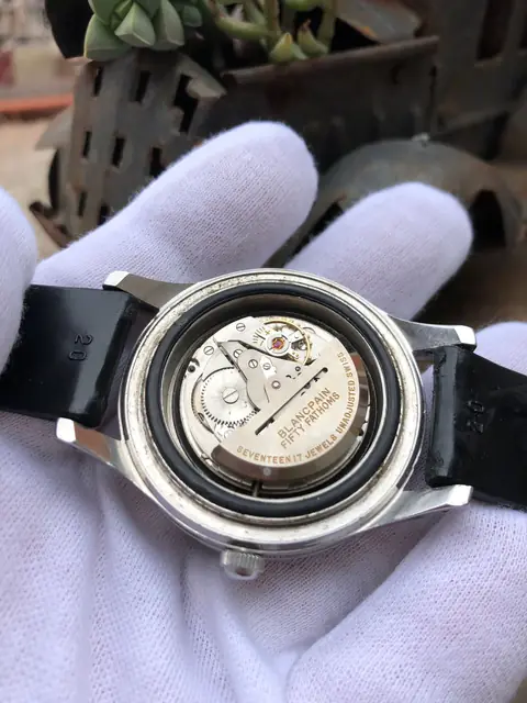Blancpain Fifty Fathoms vintage 1953 bisel de baquelita · foto 10