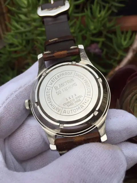 Blancpain Fifty Fathoms vintage 1953 bisel de baquelita · foto 7