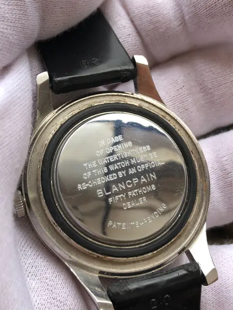 Blancpain Fifty Fathoms vintage 1953 bisel de baquelita · foto 9