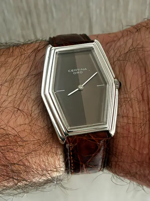 Certina de cuerda vintage sin estrenar años 70