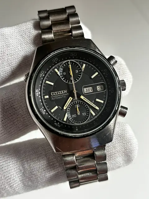 Reloj Citizen cronógrafo flyback vintage automático