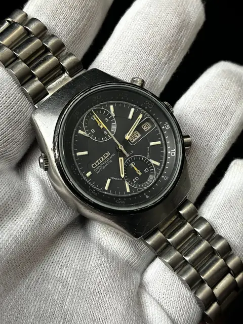 Reloj Citizen cronógrafo flyback vintage automático · foto 4