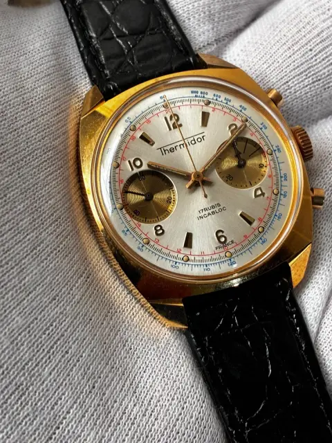 Reloj cronógrafo THERMIDOR Estado nos antiguo stock de relojería sin uso · foto 6