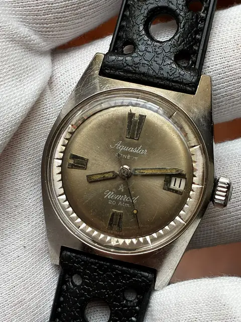 Reloj diver Aquastar Menrod automático de los años 70 · foto 4