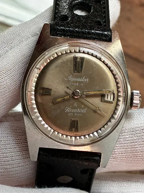 Reloj diver Aquastar Menrod automático de los años 70 · foto 5