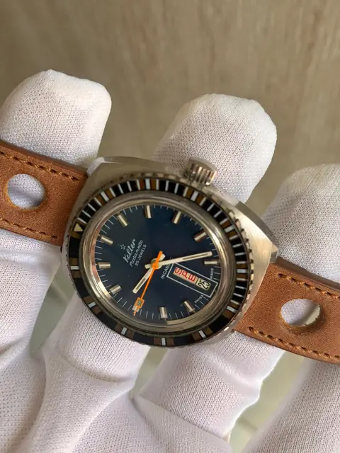 Reloj diver vintage automático con bisel giratorio de baquelita · foto 5