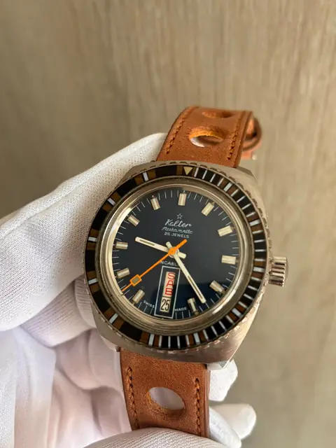 Reloj diver vintage automático con bisel giratorio de baquelita · foto 6