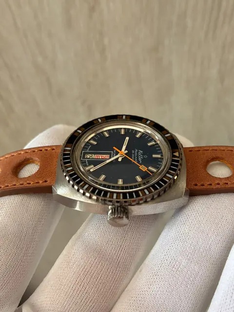 Reloj diver vintage automático con bisel giratorio de baquelita · foto 8