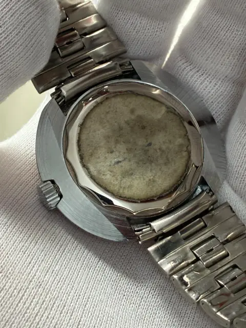 Reloj diver Cristal Watch nos antiguo stock de relojería años 70 · foto 3