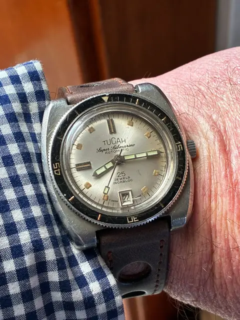 Reloj diver Tucah Super Submarino con bisel de baquelita · foto 2