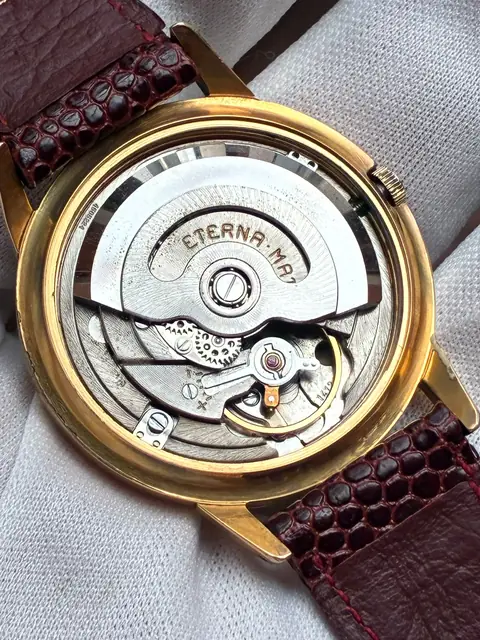 Reloj Eterna-Matic vintage automático con caja chapada en oro · foto 6