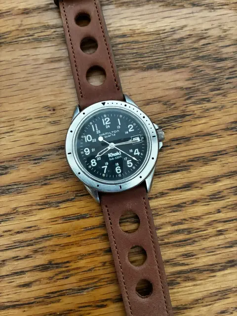 Reloj hamilton khaki sub vintage esfera negra · foto 5