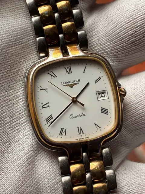 Reloj Longines de hombre en acero y oro