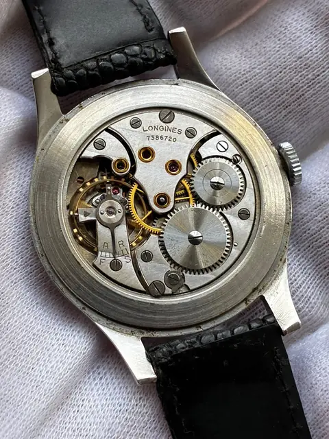 Reloj Longines jumbo vintage años 50 con esfera bitono · foto 6