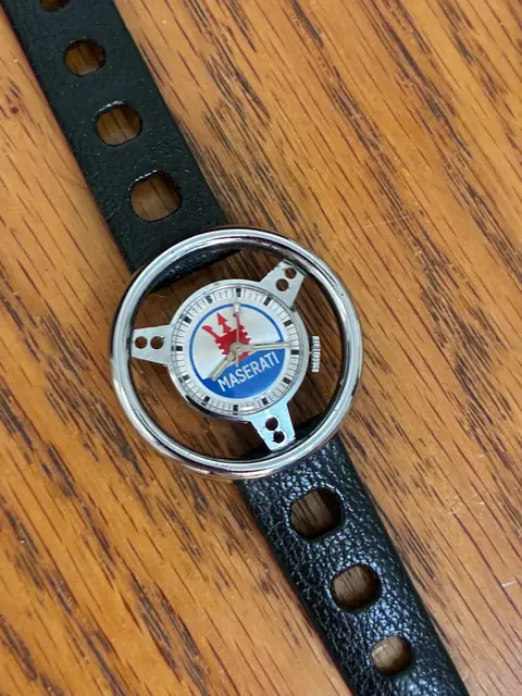 Reloj Maserati vintage de cuerda de antiguo stock años 70 · foto 2