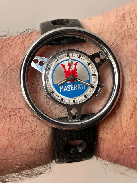 Reloj Maserati vintage de cuerda de antiguo stock años 70 · foto 3