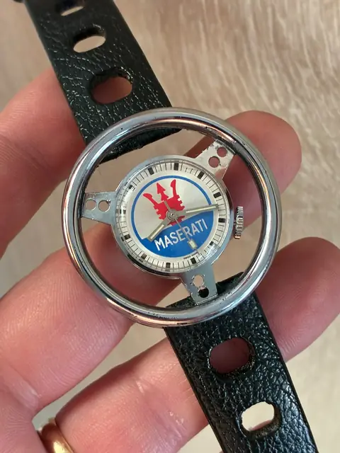 Reloj Maserati vintage de cuerda de antiguo stock años 70 · foto 5