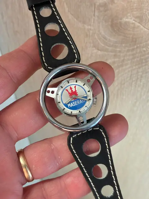 Reloj Maserati vintage de cuerda de antiguo stock años 70 · foto 6