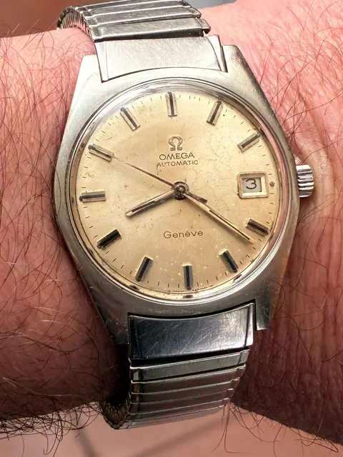 Omega vintage automático calibre 565 con armis extensible original · foto 2