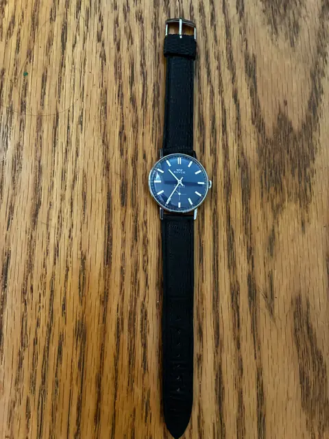 Reloj Royce vintage de cuerda con esfera azul · foto 5