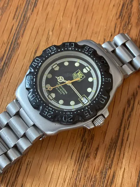 TAG Heuer Professional 200 metros vintage de los años 80 · foto 2