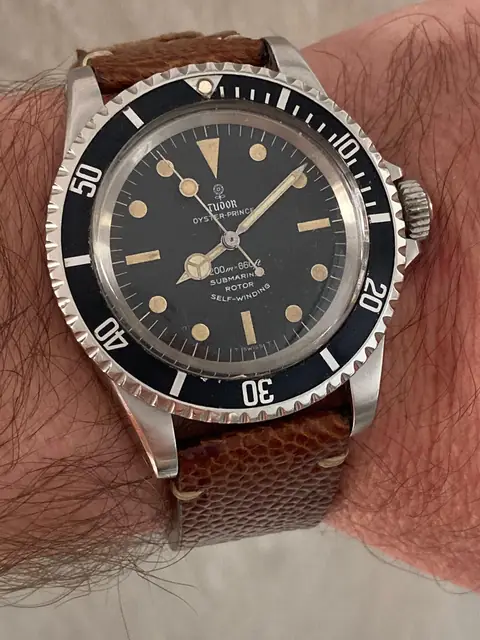 Tudor Submariner sonrisas vintage año 60