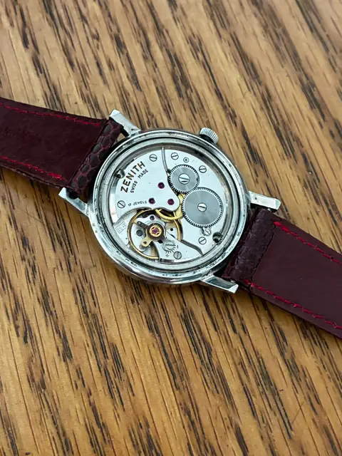 Reloj Zenith vintage de cuerda calibre 2542 con caja de acero · foto 2