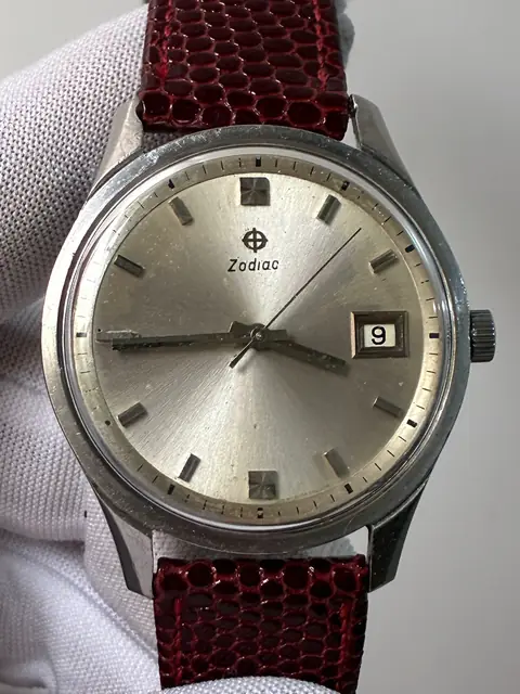 Reloj Zodiac automático vintage de acero