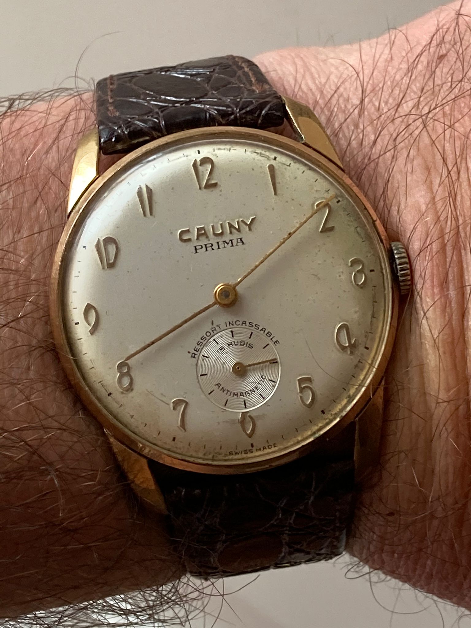 Margaret Mitchell patrimonio Parte Reloj suizo original vintage Cauny - Oscar watches