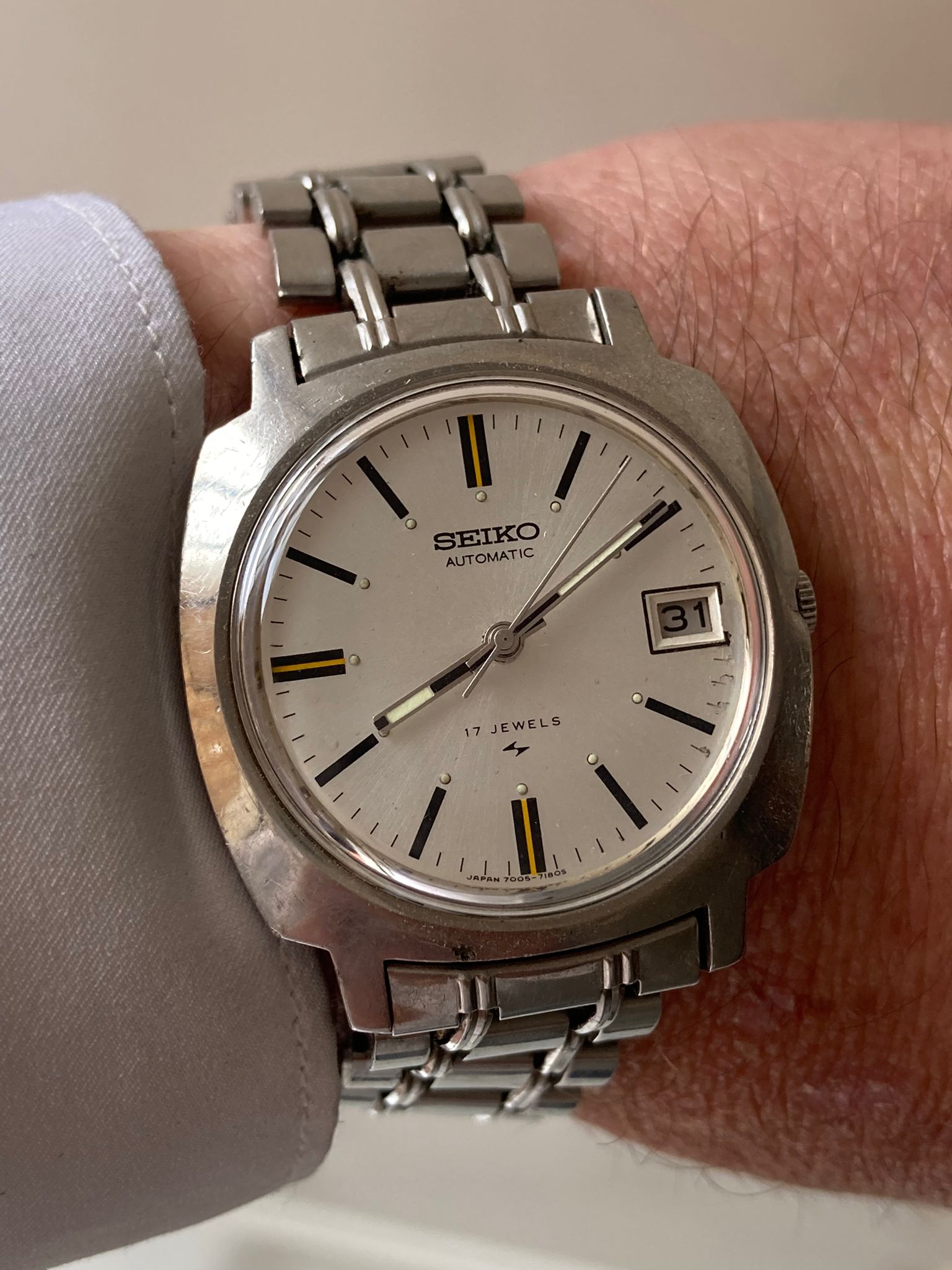Reloj seiko automático todo original referencia 7005-7130 revisado - Oscar  watches