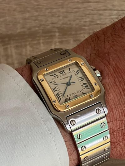 CARTIER SANTOS 1560 GALBEE calibre con garantía
