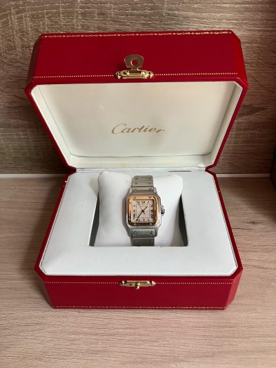 CARTIER SANTOS 1560 GALBEE calibre con garantía - Imagen 10