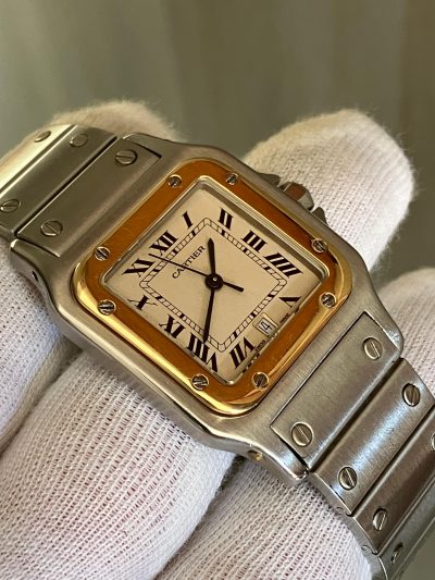 CARTIER SANTOS 1560 GALBEE calibre con garantía - Imagen 5