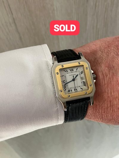 SOLD CARTIER SANTOS AUTOMÁTICO RECIÉN REVISADO
