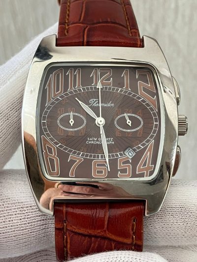 Reloj THERMIDOR Quartz crono con estuche a estrenar por cierre de relojería - Imagen 4