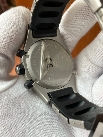 Reloj Kronos, suizo, cronógrafo con alarma, caja y garantía. - Imagen 4