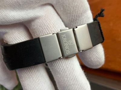 Reloj Kronos, suizo, cronógrafo con alarma, caja y garantía. - Imagen 3