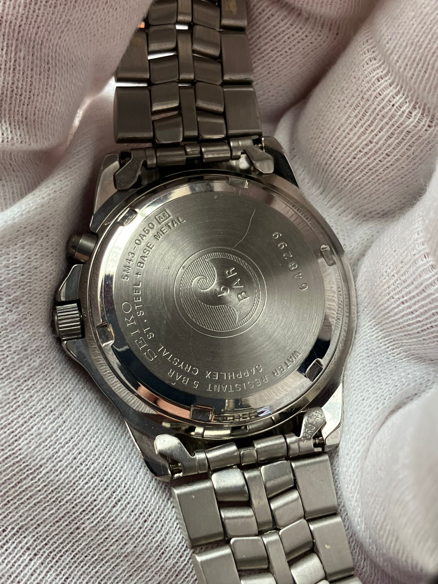 Reloj Seiko kinetic modelo SK 50 con su estuche - Imagen 6