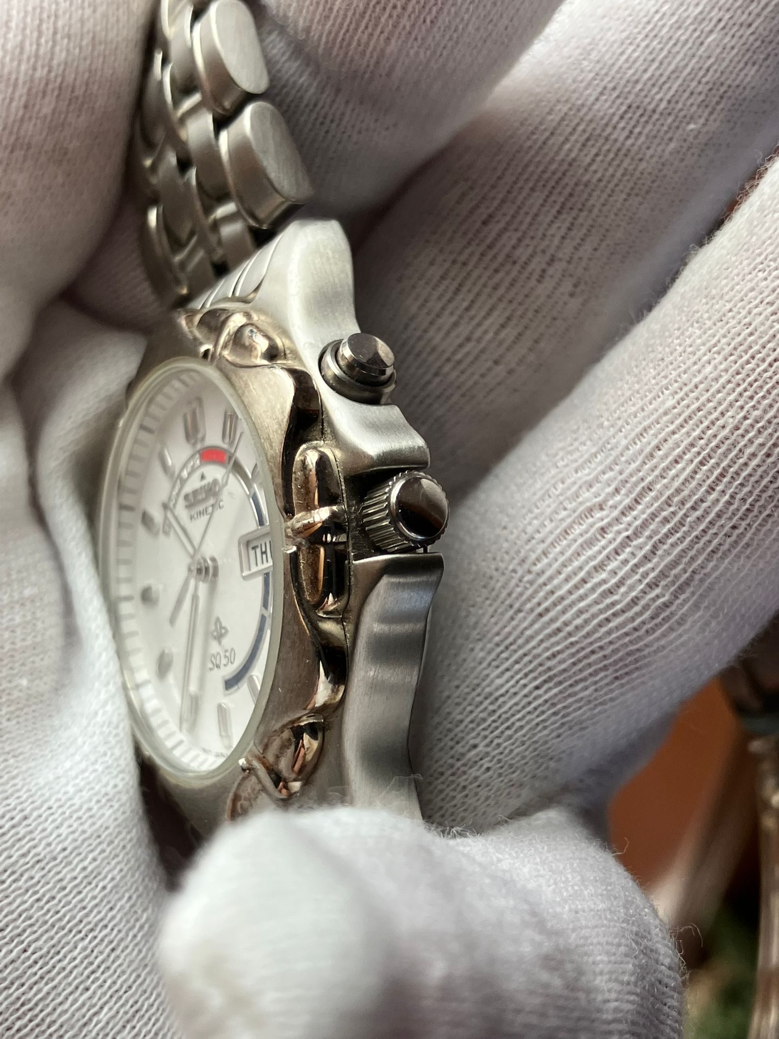 Reloj Seiko kinetic modelo SK 50 con su estuche - Imagen 3