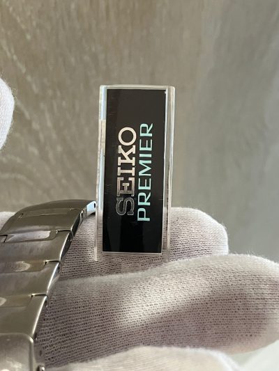 Reloj Seiko premier 100 metros con su estuche acumulador en garantía marca 255 euros a estrenar de antiguo stock de relojería - Imagen 6