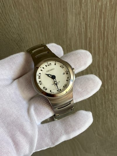 Reloj Seiko premier 100 metros con su estuche acumulador en garantía marca 255 euros a estrenar de antiguo stock de relojería - Imagen 7