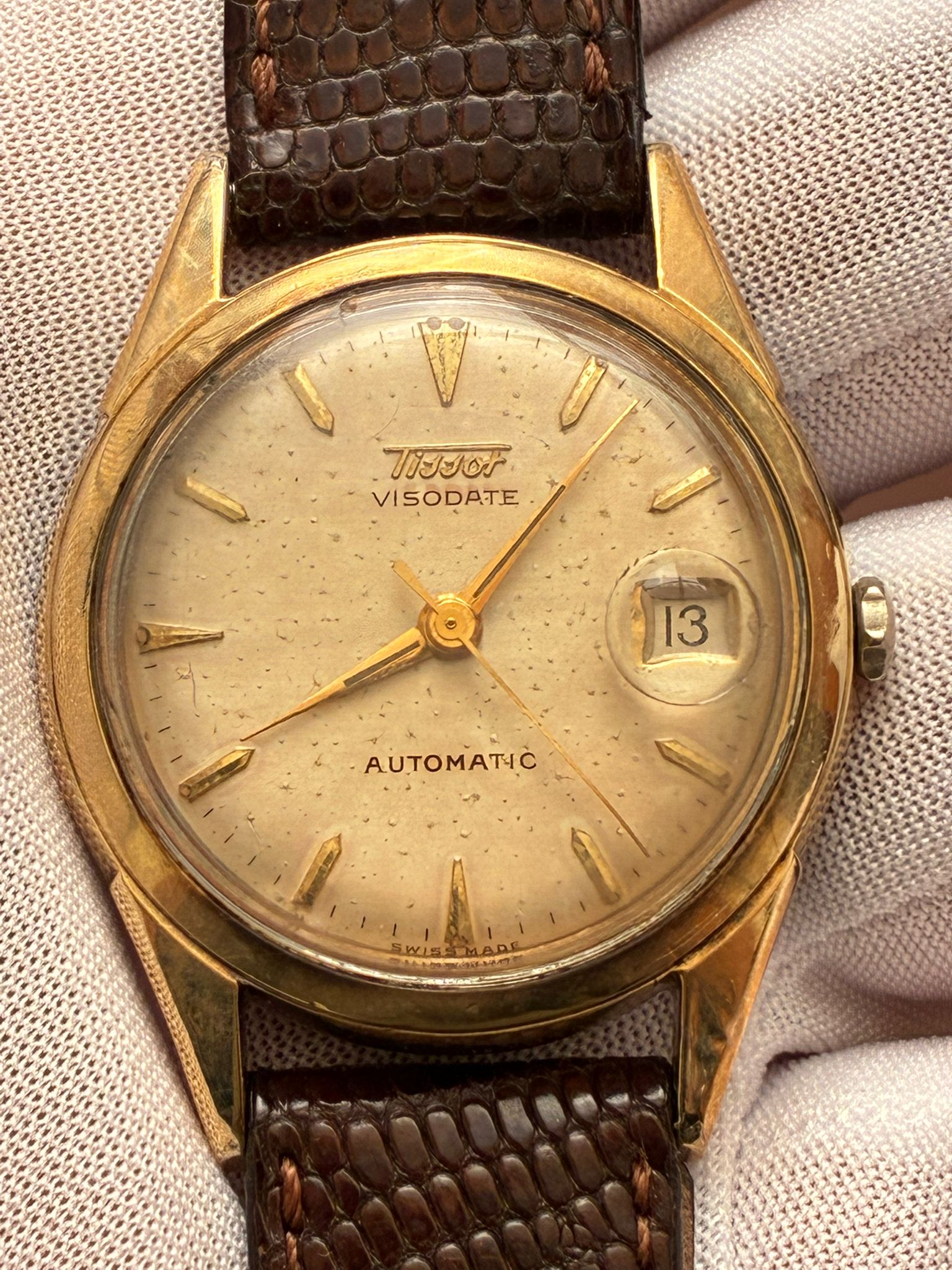 Reloj TISSOT automático años 50 revisado modelo visodate