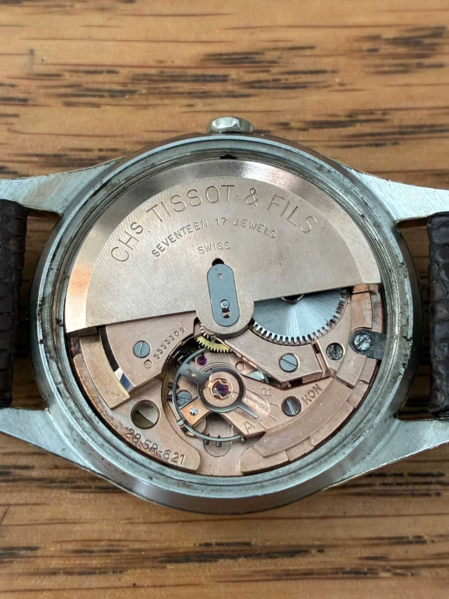 Reloj TISSOT automático años 50 revisado modelo visodate - Imagen 3