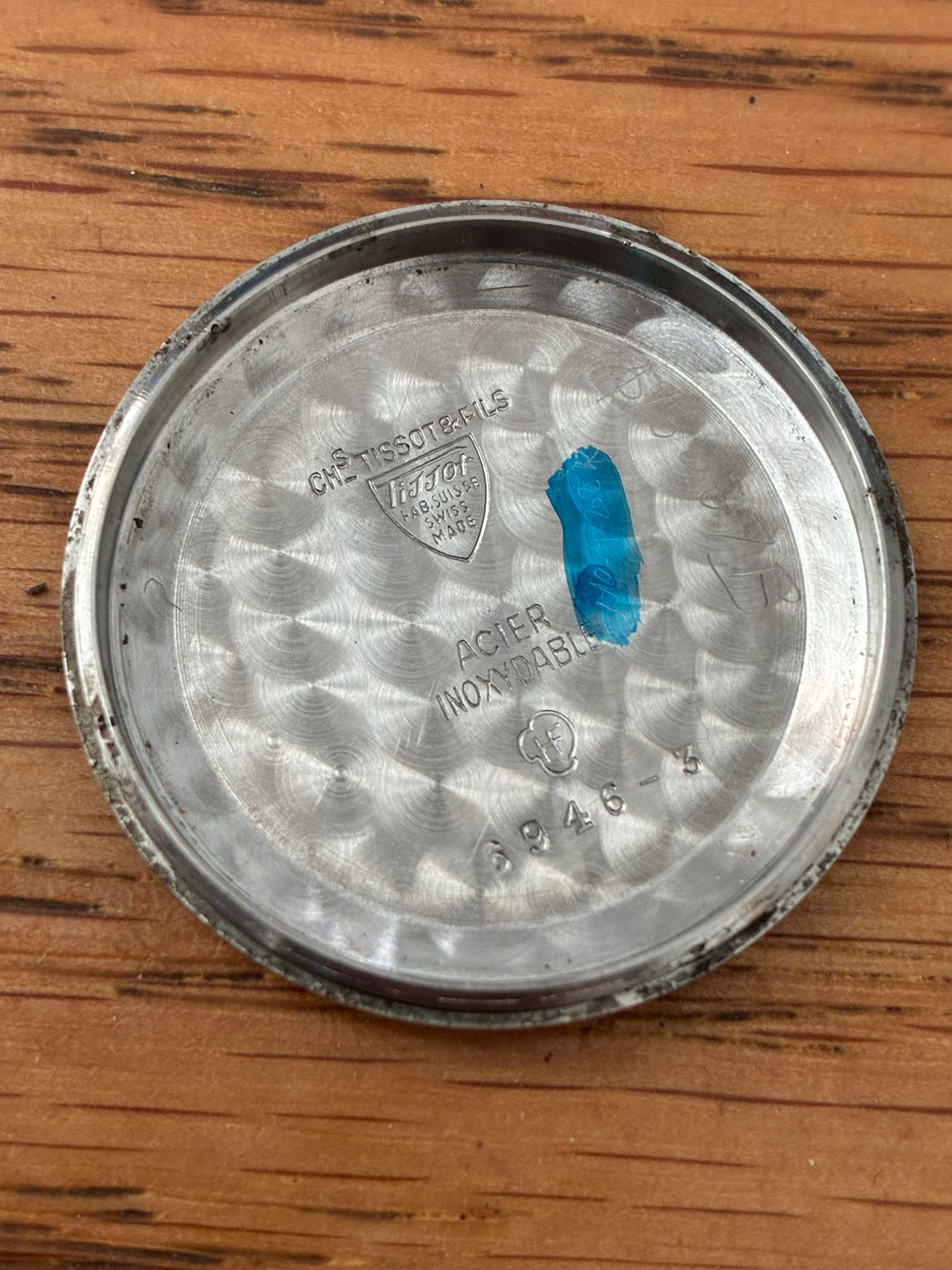 Reloj TISSOT automático años 50 revisado modelo visodate - Imagen 5